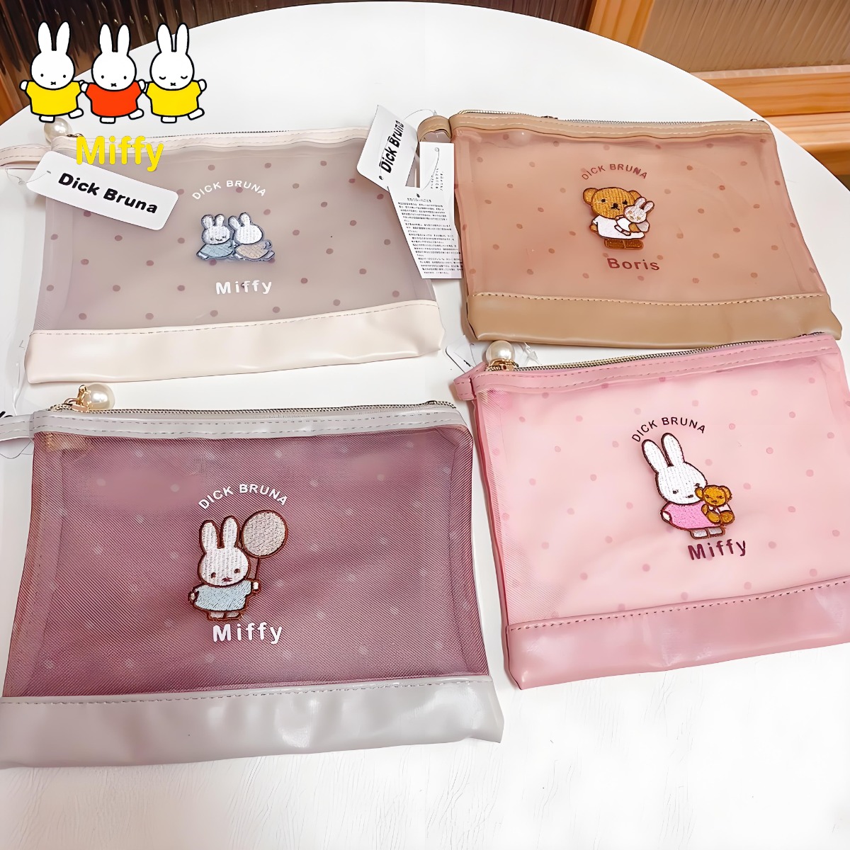Baby Products Rabbit - Kawaii Miffy Królik Kosmetyczka Cartoon Śliczna