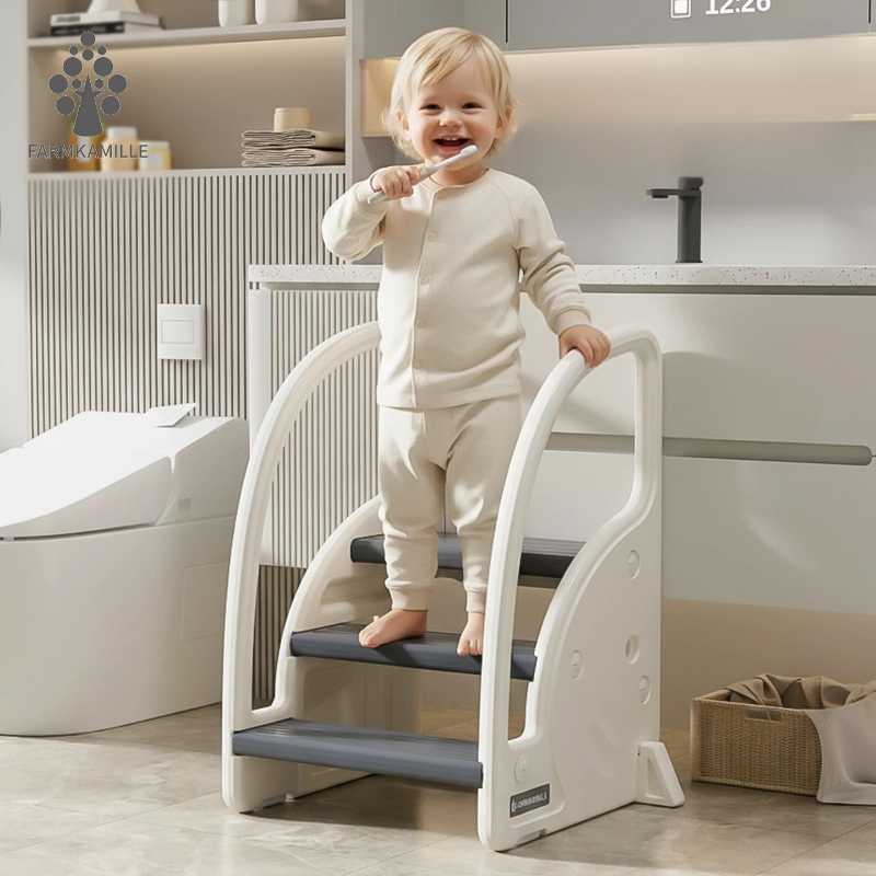 Toddler Learning Tower - ‌ Regulowany stołek dla malucha -
