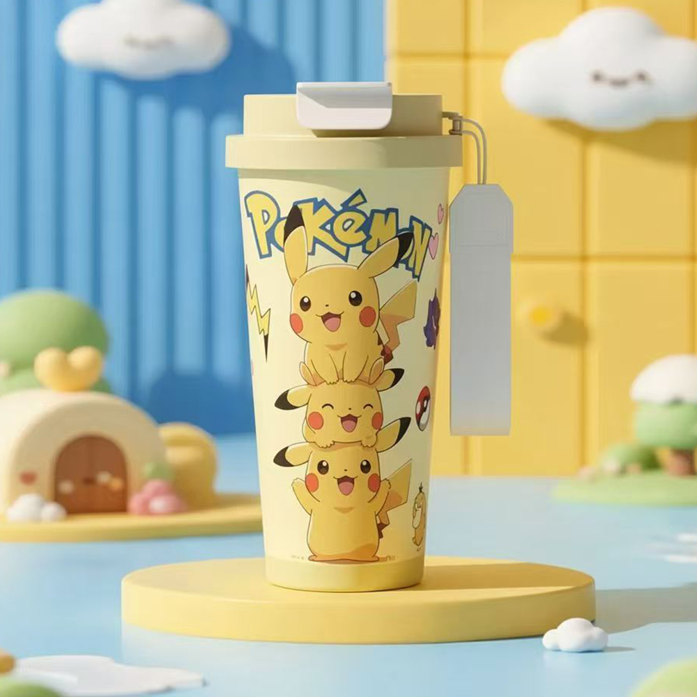 Żółty Pokemon Pikachu 520ml Te – Portable Bottle Warmer recenzja i cena