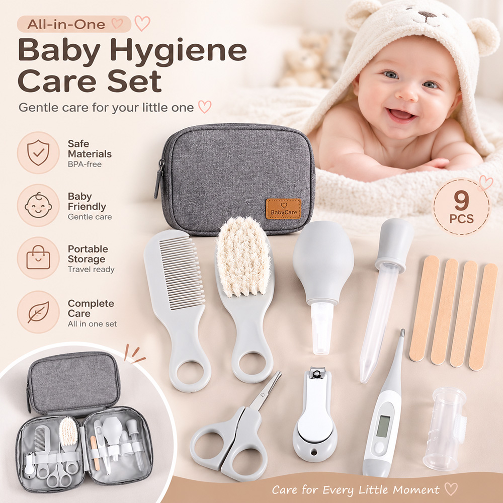 Zestaw do pielęgnacji niemowlą – Baby Products Kit Set recenzja i cena