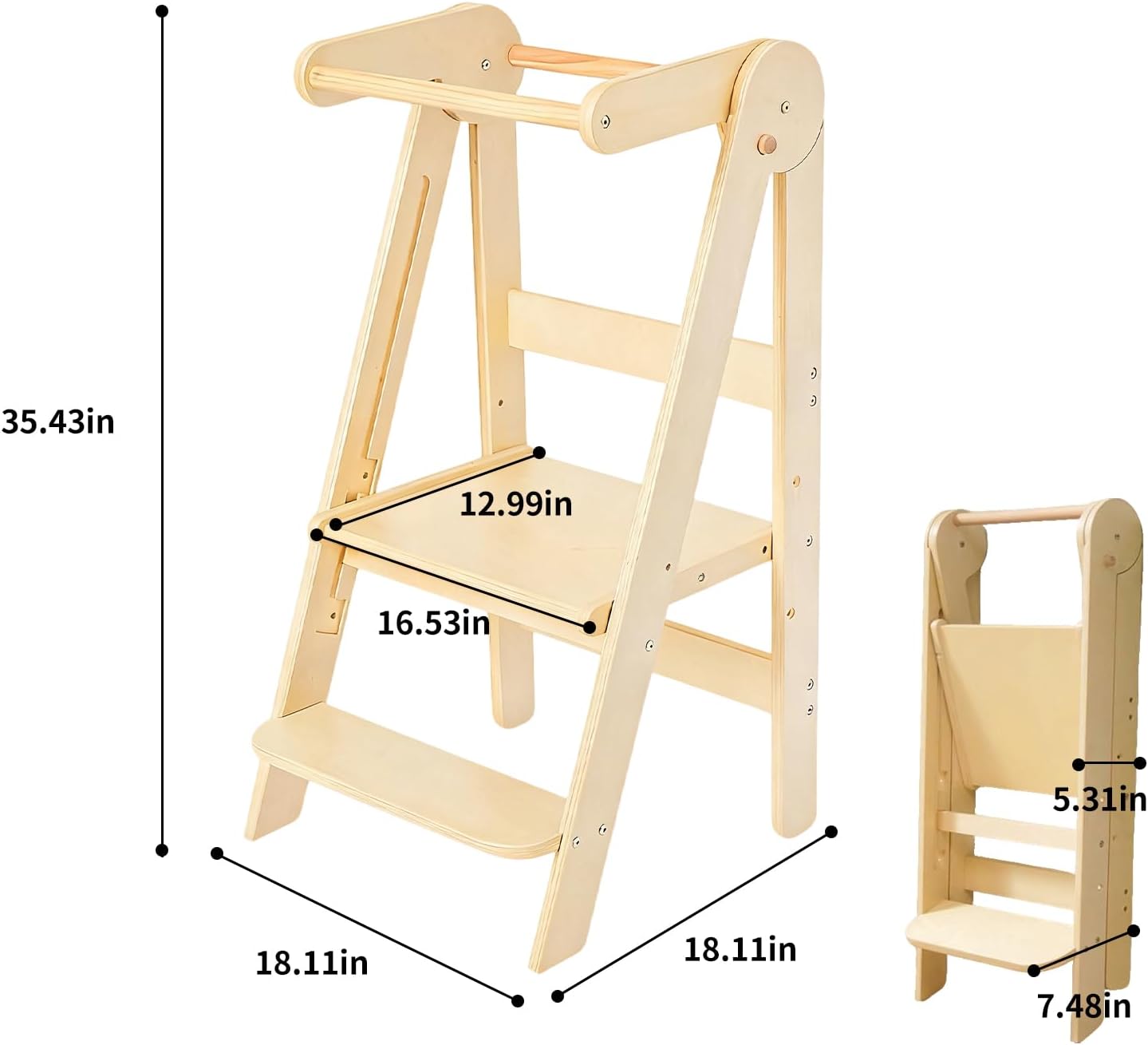 Składana wieża dla maluchów, s – Toddler Learning Tower recenzja i cena